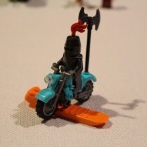 LEGO Knight on Motorcycle
