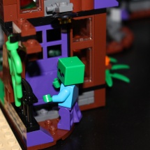 LEGO Minecraft Zombie at Door