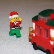 LEGO Christmas Train Chase