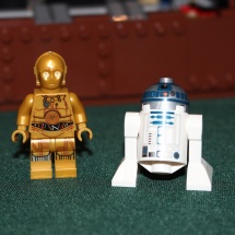 LEGO C-3P0 and R2-D2