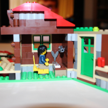 LEGO Lakeside Lodge Writing Cabin Inside