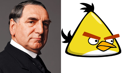 Mr. Carson and Yellow Angry Bird