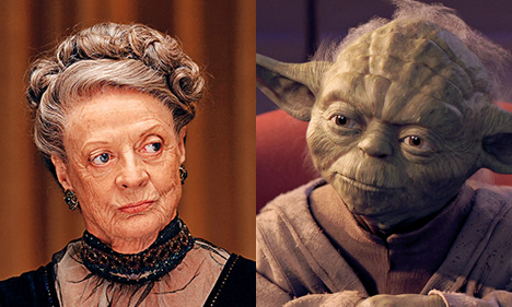 Dowager Countess and Yoda