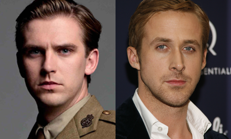 Matthew Crawley and Ryan Gosling