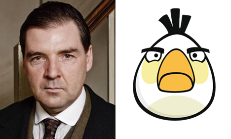 Mr. Bates and White Angry Bird