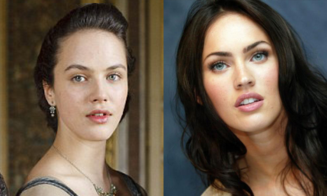 Sybil Crawley and Megan Fox