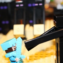 LEGO Minecraft Enderman Fight