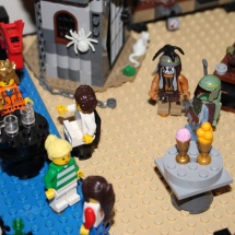 LEGO Mingling at Party