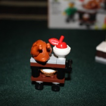 LEGO Thanksgiving Feast Turkey Cart