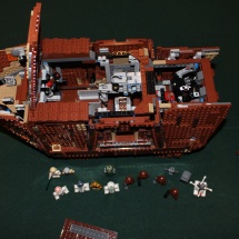 LEGO Sandcrawler Top Open