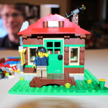 LEGO Lakeside Lodge Telescope Waving