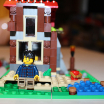 LEGO Lakeside Lodge Writing Cabin Beach