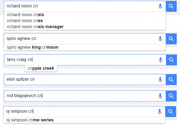 Google Criminal Suggestions