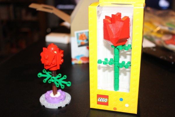 Two LEGO Roses